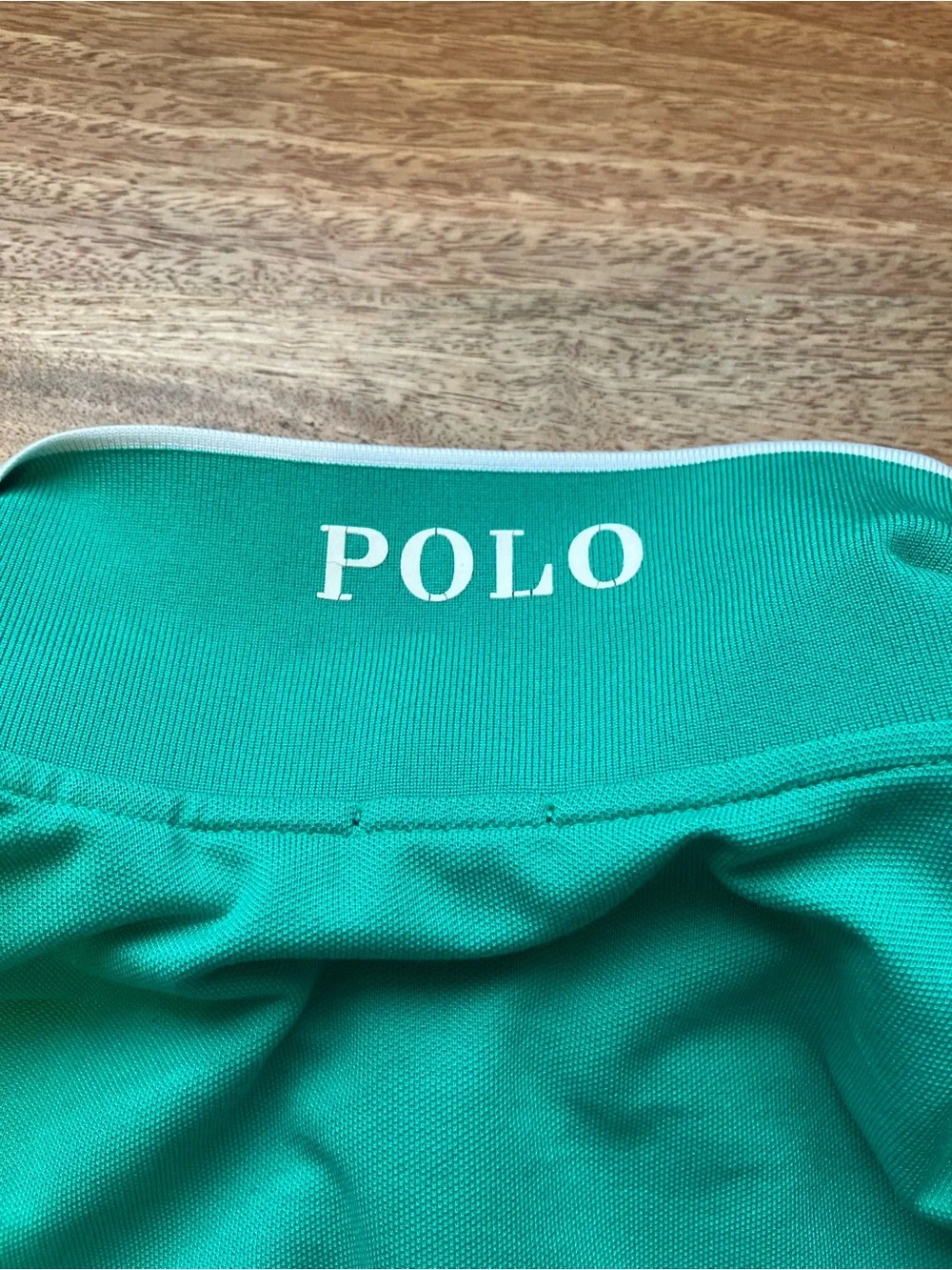 Ralph Lauren Golf Men’s Teal Polo with White Pony & Collar Trim